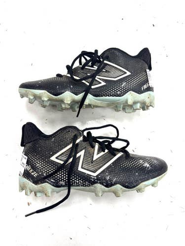 Used New Balance Lax Cleats Boys Black Junior 04 11860-s000310334