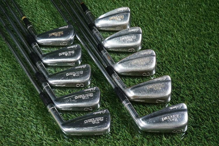 VINTAGE MUSCLE BACK ARNOLD PALMER THE STANDARD 1-P IRONS SET, STIFF STEEL