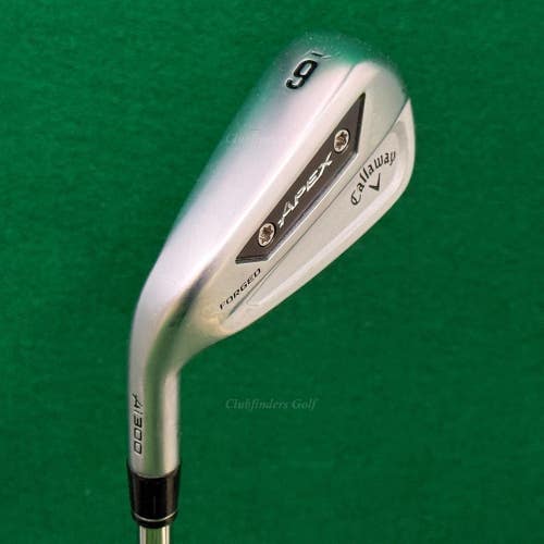 LH Callaway 2024 Apex Ai300 Forged Single 6 Iron DG Mid S300 90 Steel Stiff
