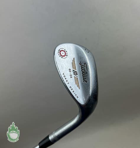 Titleist Vokey Design Spin Milled Wedge 60*-04 Wedge Flex Steel Golf Club