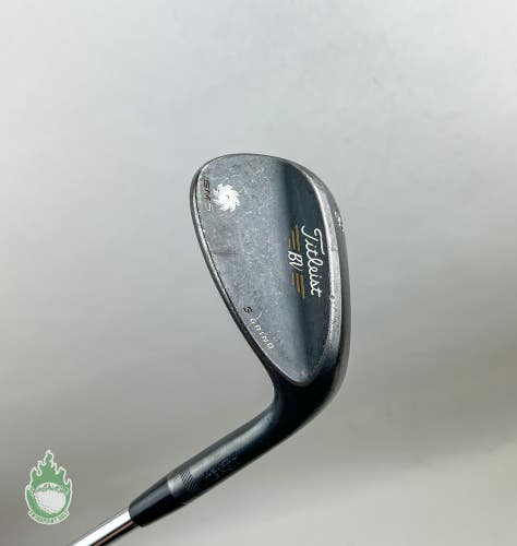 Used Titleist Vokey SM5 S Grind Steel Jet Black Wedge 56*-10 Wedge Flex Steel