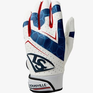 New Louisville Slugger Genuine V2 Adt Md Usa Batting Gloves 11860-hbxww5730704m