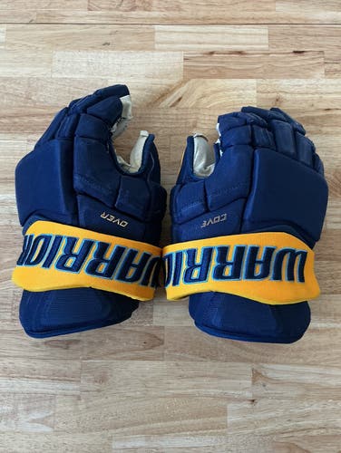 Game Used Toledo Walleye #37 Warrior Covert Pro Size 14” Gloves
