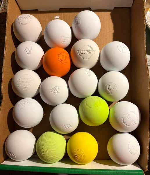 20 Assorted New and Lightly used Lacrosse balls