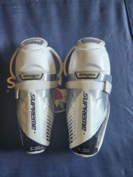 Junior Bauer Supreme 170 9" Shin Pads (Used)