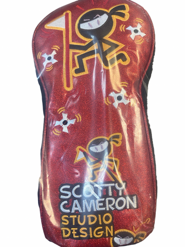 Used Titleist Scotty Cameron Driver Headcover Ninja Golf Accessory 11706-s000379516