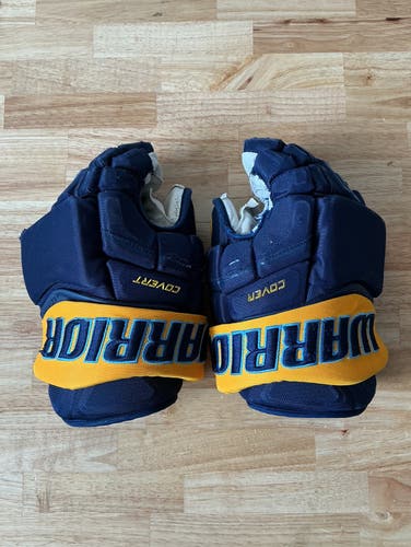 Game Used Toledo Walleye #27 Warrior Covert Pro Size 13” Gloves