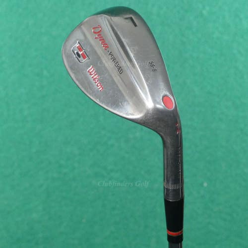 Wilson Dyna-Powered Fluid Feel 58-6 58 LW Lob Wedge Dynamic Gold Steel Wedge