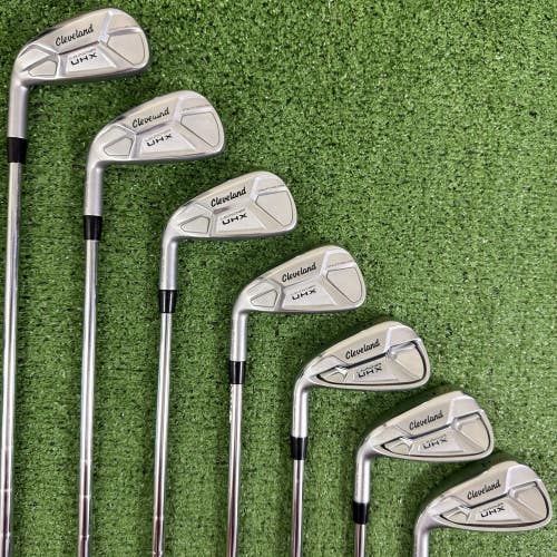 Cleveland UHX Launcher Iron Set 4-PW KBS Tour 90 Stiff Flex Steel Left Handed