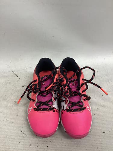 Used Nike Diamond Cleats Bb Sb Cleats Pink Youth 11.0 11851-s000047784