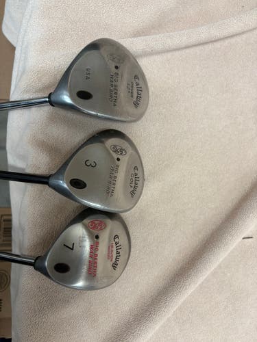 Men's Callaway Big Bertha Warbird Right Handed Clubs (Full Set) Stiff Flex (Used)