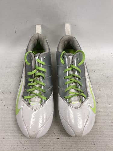 Used Nike Lax Cleats Mens White Senior 8 11851-s000047682