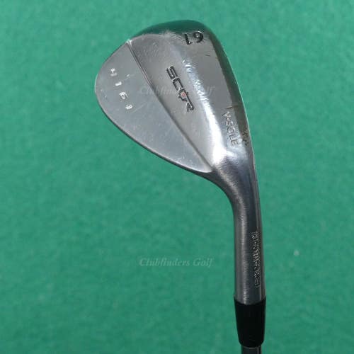 SCOR V-Sole 4161 Form Forged 61 LW Lob Wedge KBS Stepped Steel Stiff