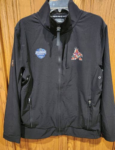 Arizona Coyotes Fanatics Authentic Pro Global Series Keller Jacket Medium NEW