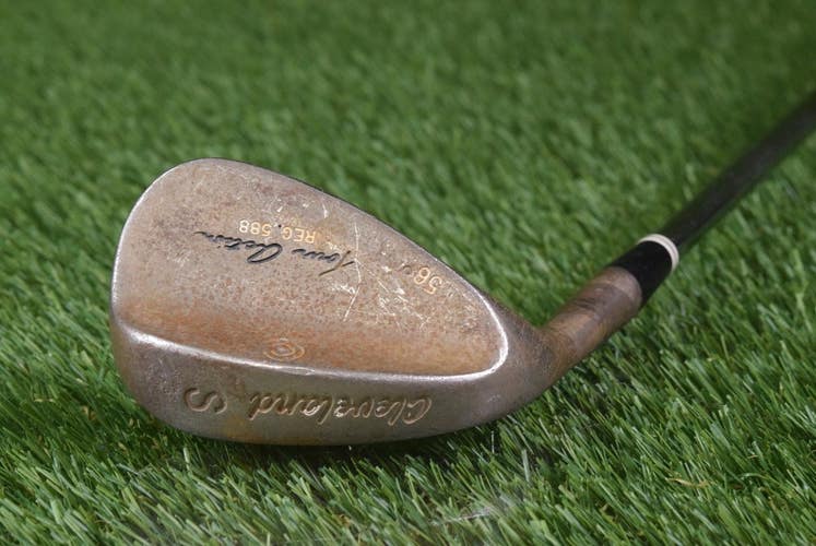 CLEVELAND GOLF TOUR ACTION REG. 588 56* SAND WEDGE, STIFF LEFT RAW TOUR GRIND