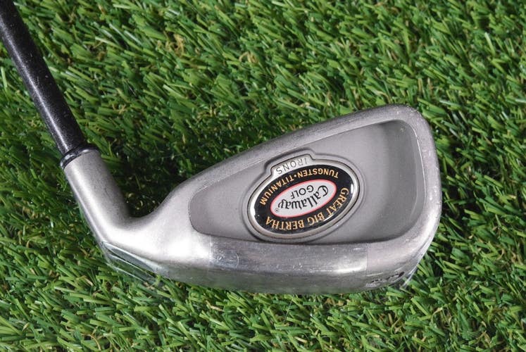 CALLAWAY GOLF GREAT BIG BERTHA TUNGSTEN IRONS 3 IRON W/ RCH 96 REGULAR SHAFT