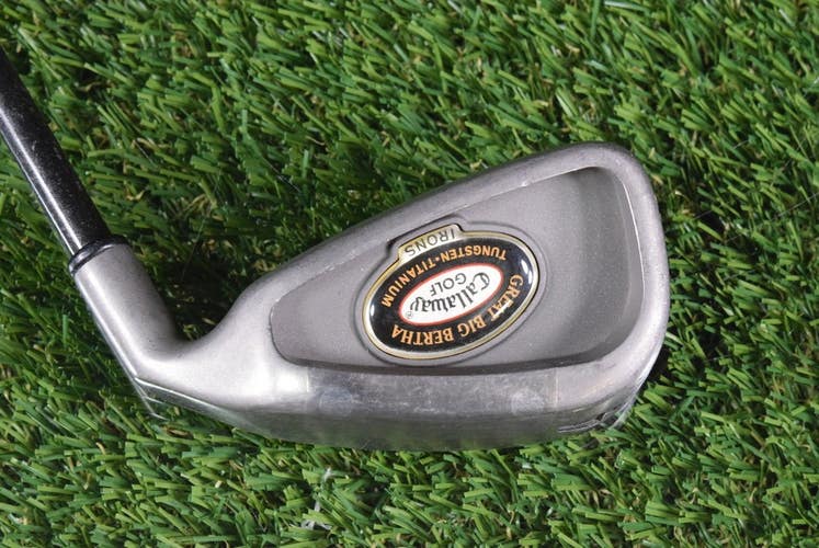 CALLAWAY GOLF GREAT BIG BERTHA TUNGSTEN IRONS 4 IRON W/ RCH 96 REGULAR SHAFT