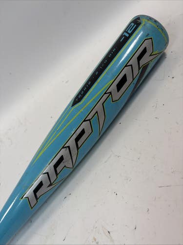 Rawlings Raptor T-Ball Baseball Bat 25/13 (-12), 2 1/4" Barrel