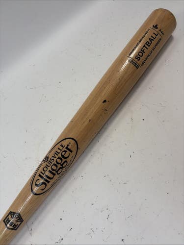 Louisville Slugger Genuine 125SB Ash Wooden Softball Bat, 34/28