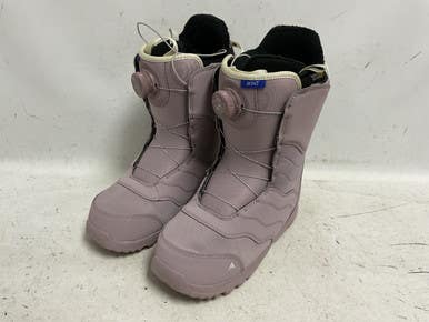Used Burton Mint Boa Women's Snowboard Boots Pink Senior 10 11855-s000205413