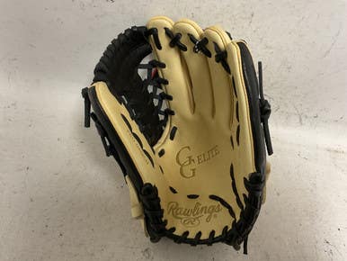 Used Rawlings Gg Elite Gge115mtcbpt Baseball Glove Rh Throw Black And Tan 11 1 2" 11855-s000205398
