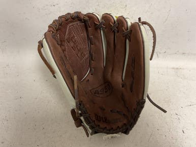 Used Wilson A950 A09rf18d125 Rh Throw Fastpitch Gloves Chocolate And Almond 12 1 2" 11855-s000205381