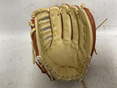 Used Unmarked Baseball Glove Rh Throw Copper 12 3 4" 11855-s000205357