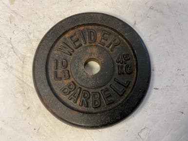 Used Weider Standard Plate Black 10 Lb 11855-s000205330