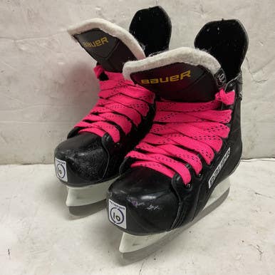 Used Bauer Supreme S140 Youth Hockey Skate Black Youth 10.0 11855-s000205239