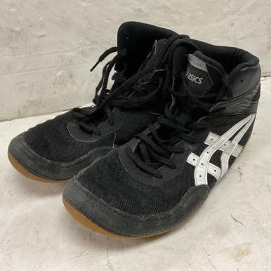 Used Asics Matflex 1081a051 Wrestling Shoes Black Senior 9 11855-s000205207