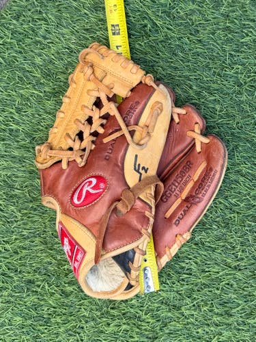 Used Rawlings Gg Elite Bb Sb Glove Rh Throw 11 1 2"  RAWLINGS 11.5 GGE GOLD GLOVE ELITE GGE1150BR DU
