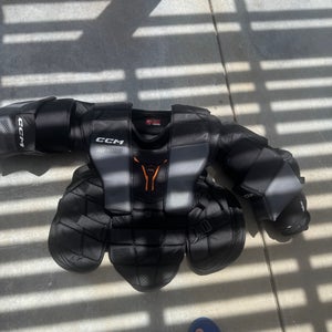Medium/Large fit 2 CCM Pro Spec Goalie Chest Protector Pro Stock (Used)