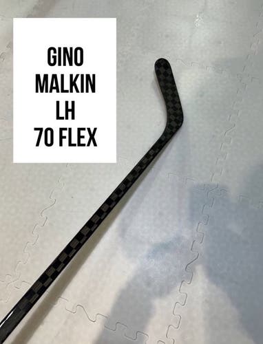Senior(1x)Left CT: Gino Malkin 70 Flex ProBlackStock™ Unbranded Pro Stock Hockey Sticks