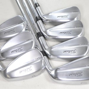 Titleist T250 2025 4-PW Iron Set Stiff Flex Right AMT Black Steel # 210338