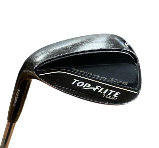 Top Flite Tour Left Hand Wedge Regular Flex 60 /8 Degree Milled Face