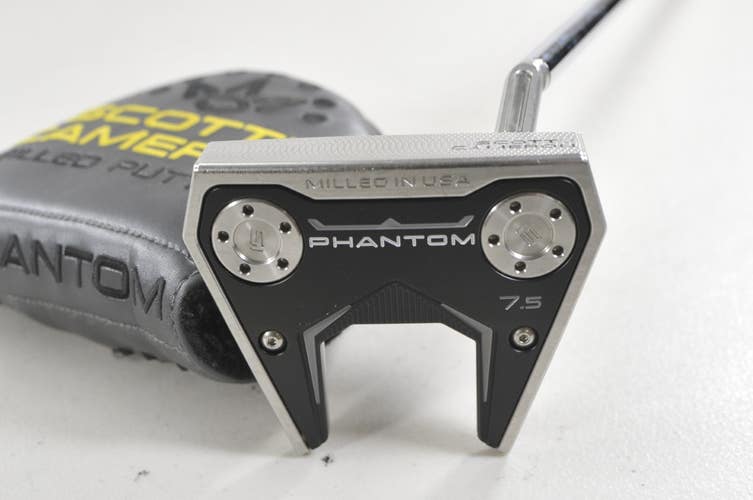 Titleist 2022 Scotty Cameron Phantom X 7.5 34" Putter RH Steel w/ Cover #220262