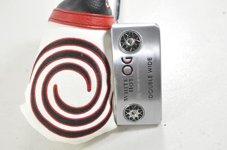Odyssey White Hot OG Double Wide 34" Putter RH Steel with Cover  # 220264