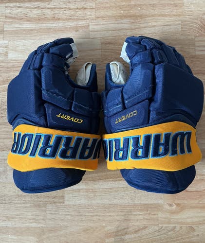 Game Used Toledo Walleye #19 Warrior Covert Pro Size 13” Gloves