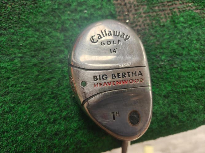 Callaway Big Bertha Heavenwood 14 Degree 1 Hybrid 1H Steel Shaft Uniflex