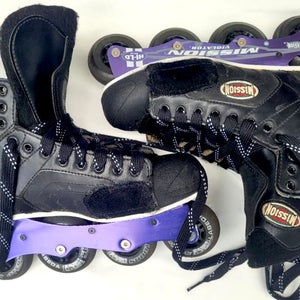 Mission Proto SV Violator Roller Blades Hockey Skates Size 9 D Reinforced (Used)