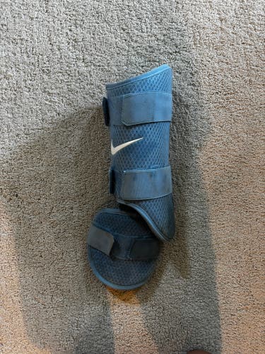 Baby Blue Nike lefty leg gaurd BROKEN CONNECTOR STRAP