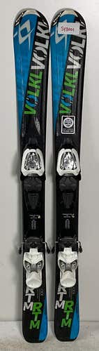 Kid's Volkl 100cm All Mountain RTM Jr Skis With Marker 4.5 Bindings (Used)(SY3001)