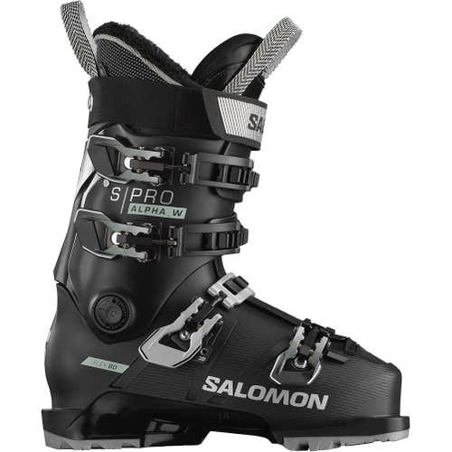 New Women's Salomon S/Pro Alpha 80 W GW Ski Boots; Size: 22.5