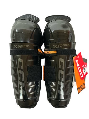 CCM Tacks XR Pro Hockey Shin Pads 10” (New) 3482