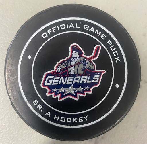 Stoney Creek Generals puck OHA Sr A