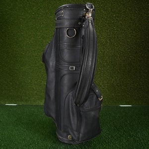 Vintage Ben Hogan Staff Style Golf Bag Black 9 Top 6 Way Divider ~ WOW!!