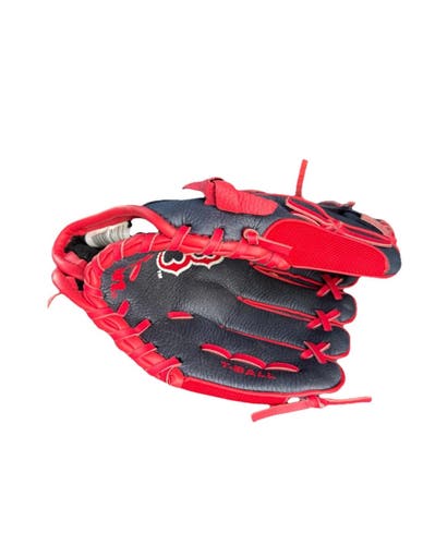 Wilson Boston Red Sox T-Ball Baseball Glove Mitt Youth Navy Red MLB Logo (Used)