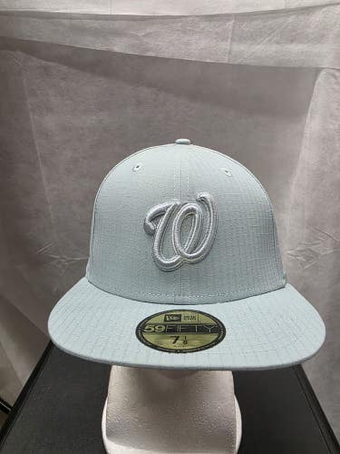 NWS Washington Nationals Blue Rips New Era 59fifty 7 1/8 MLB