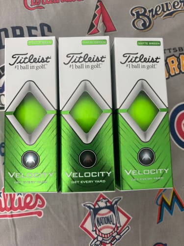 Titleist Titleist Velocity Balls 3 Pack (New)