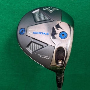 Callaway Paradym Ai Smoke TI 340 11.5 Mini Driver Denali Blue 50g Regular w/HC